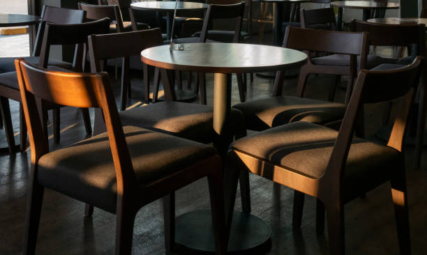 istock Chair Interior of a modern restaurant or bar 1407135152