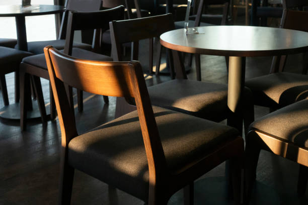 istock Chair Interior of a modern restaurant or bar 1407135154