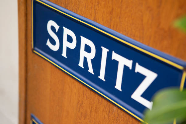 Spritz sign on a wooden background