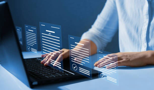 istock Digital signature is  future of technology.Document Management System and online documentation.Concept of electronic signature. 1407136766