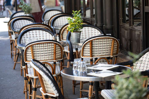 Cafe in the Latin Quarter of Paris