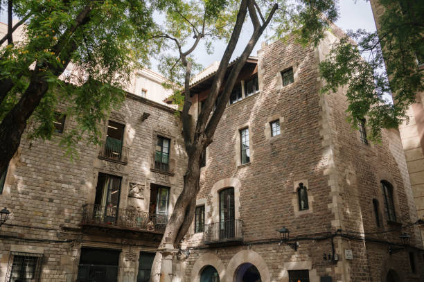 istock Sant Felip Neri square in Barcelona 1407141573