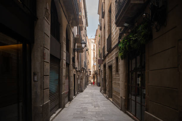 istock Street in Barcelona old town 1407141624