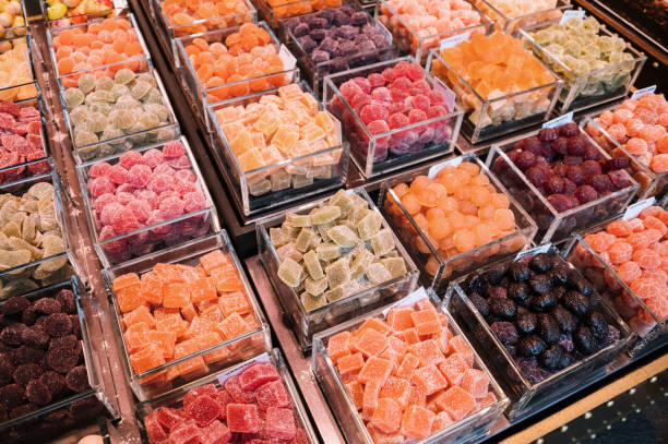 istock Lokum turkish delight 1407141760