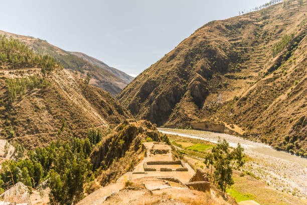 istock Inca archaeological site with nearby river 1407143088