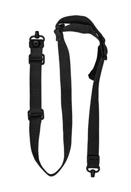 istock Nylon shoulder strap for a gun isolated on white background 1407161577