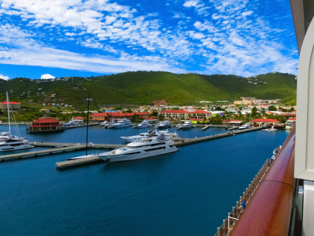 istock St. Thomas, USVI. Heavensight cruise ship dock in Charlotte Amelie. 1407163142