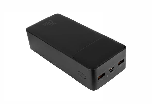 istock external battery for tablet phone, phone accessory, on white background 1407164134