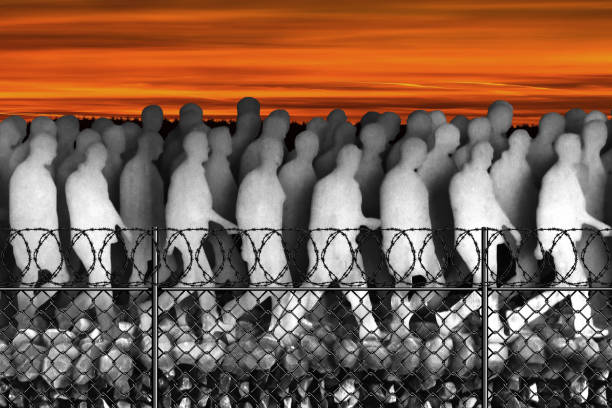 Refugees and immigrants looking for a new life