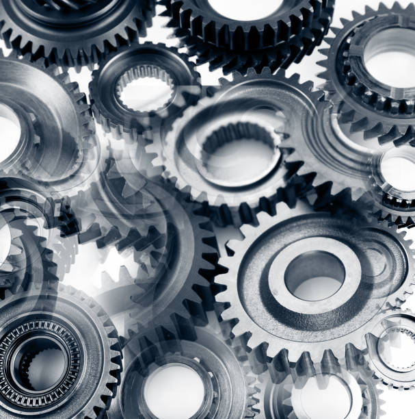 istock Steel cog gears 1407170824