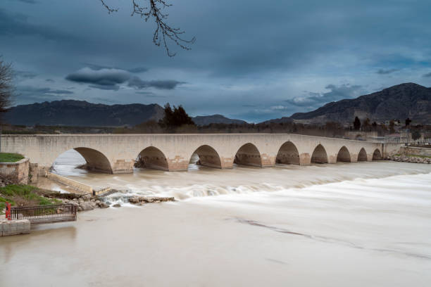istock Lokman Hekim Historical Bridge in Adana, Turkey 1407181004