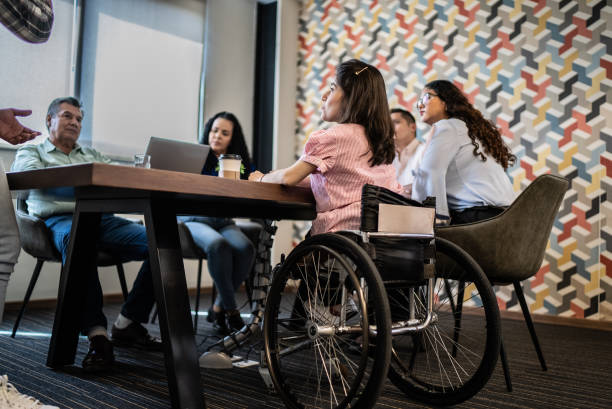 istock Coworkers on a meeting room at work 1407182736