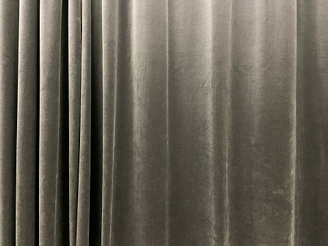 Velvet textile curtain background