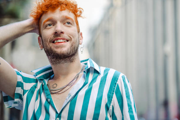 istock LGBT man on the street 1407194515