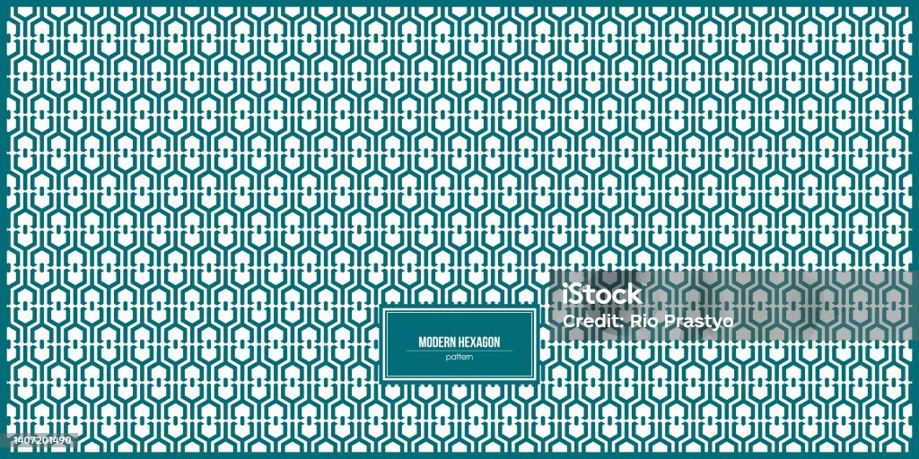 Unique Hexagonal Pattern Modern Hexagon Pattern With Unique Design Stock Illustration - Download ...