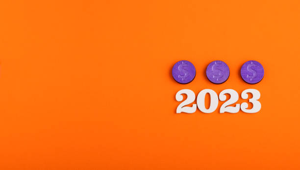 istock Saving and investment concept - Year 2023 with coins 1407205784