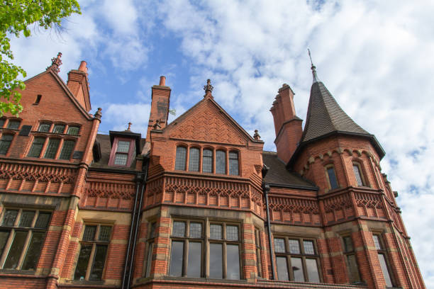 istock Old brick and stone building architecture in England 1407224910