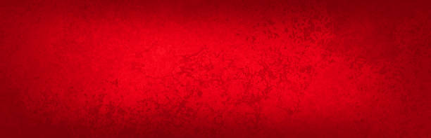 istock Elegant rich red background texture with black border vignette, cracked grunge texture pattern on mottled painted red background, Christmas color 1407226598