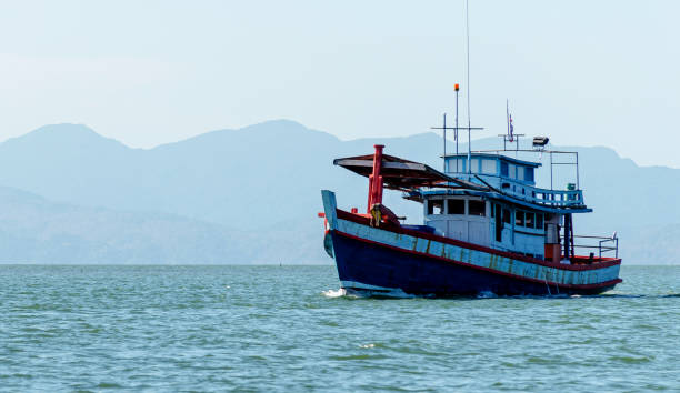 낚시는요 배죠 on 바다빛 - pollock trawler 뉴스 사진 이미지