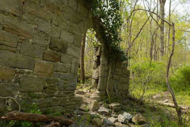 istock Abandoned Ruined Church Side Window 1407229044