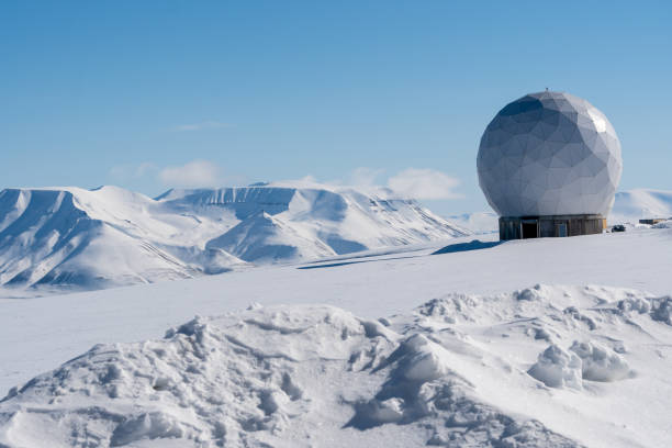istock Svalbard Satellite Station, Arctic circle, Norway 1407229129