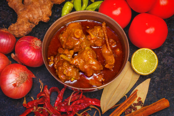 istock selective focus of delicious mutton curry. 1407232706