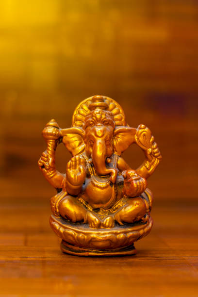 istock selective focus of lord Ganesha statue. 1407232812