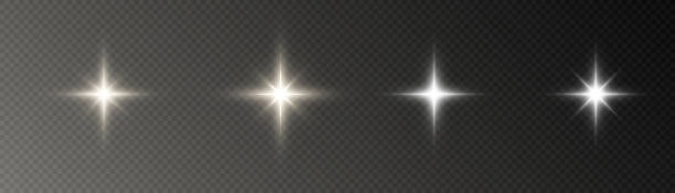 太陽、星、フレアpng。ベクトルイラストレーションのための光線とハイライトによる明るい光の効果。 - wilted plant flash点のイラスト素材／クリップアート素材／マンガ素材／アイコン素材