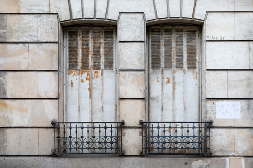 Architectural detail in the Montmatre district of Paris