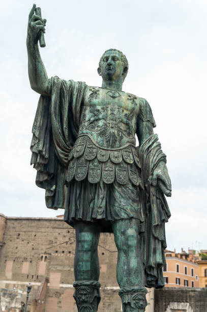 istock Statue of Augustus Caesar in Rome, Italy 1407243107