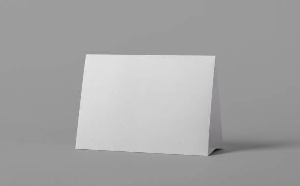 istock Table tent card mockup template with copy space for your logo or graphic design 1407243304