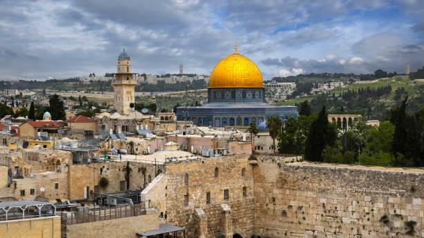 monte del tempio a gerusalemme - jerusalem old city middle east religion travel locations foto e immagini stock