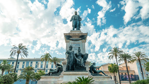istock Monument to Camillo Benso in Rome, Italy 1407248891