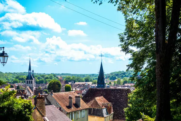 Street view of Provins in France