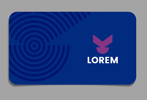 Logo on business card