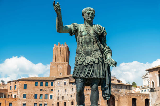 istock Statue of Augustus Caesar in Rome, Italy 1407249229