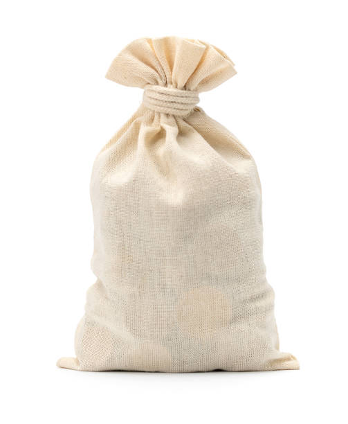 istock Money bag isolated on white background. mock-up 1407250331