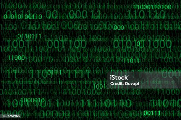 Code Swap Stream Background Digital Stream Binary Code Data Stock Photo - Download Image Now ...