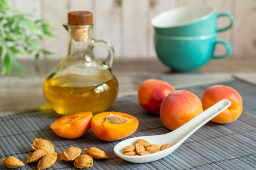 Apricot kernel oil - apricot kernels with vitamin 17