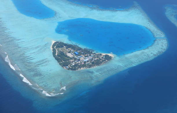 istock aerial view of the Maldives 1407255708