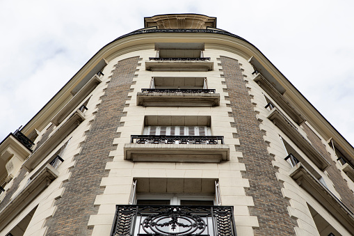 Apartment building in the Montmartre district of Paris