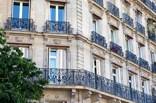 Apartment building in the centre of Paris