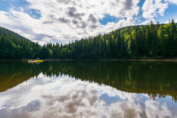 istock landscape with calm lake in summer 1407258730