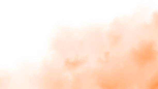 istock Orange watercolor background 1407267361