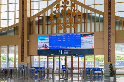 Nagoya Japan - 31 May, 2014: Tourists and local people travel at Nagoya Train Station in Nagoya Japan.