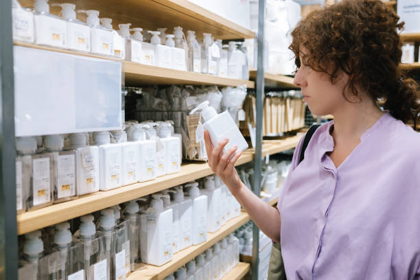 istock Woman Buying Liquid Hand Soap 1407268203