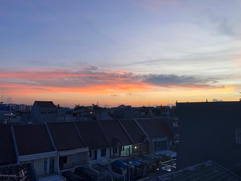 Sunset from rooftop
