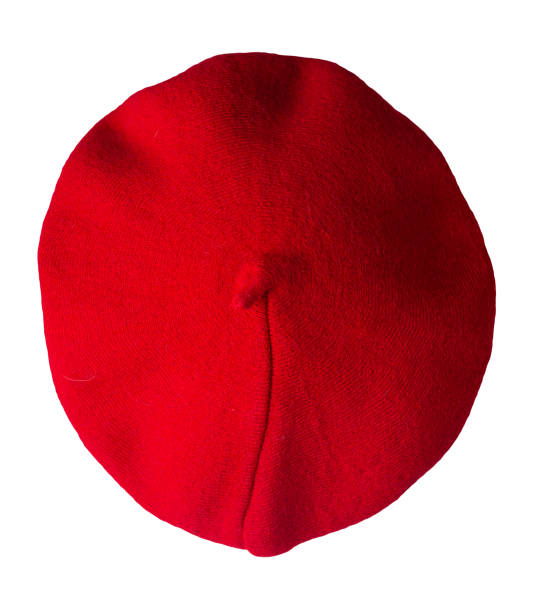 istock female  beret isolated on white background. autumn accessory 1407279146