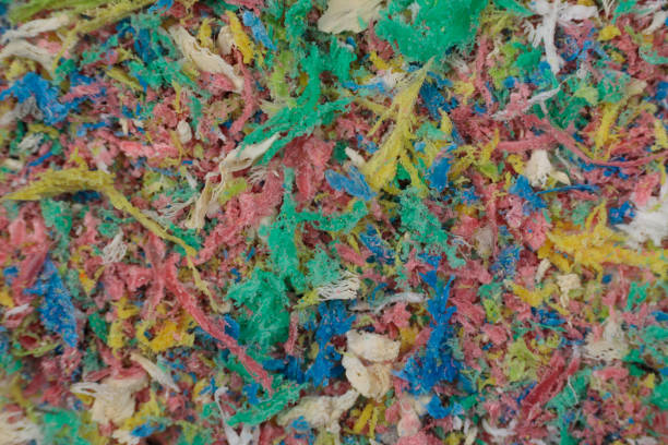 istock Close-up of micro plastic, fine plastic. Macro photography of micro plastic, texture 1407281085