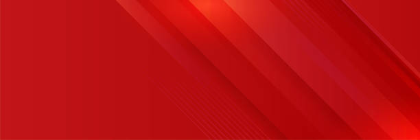 istock Modern abstract dark red banner background. Gradient light red colorful Abstract wide banner design background 1407281602
